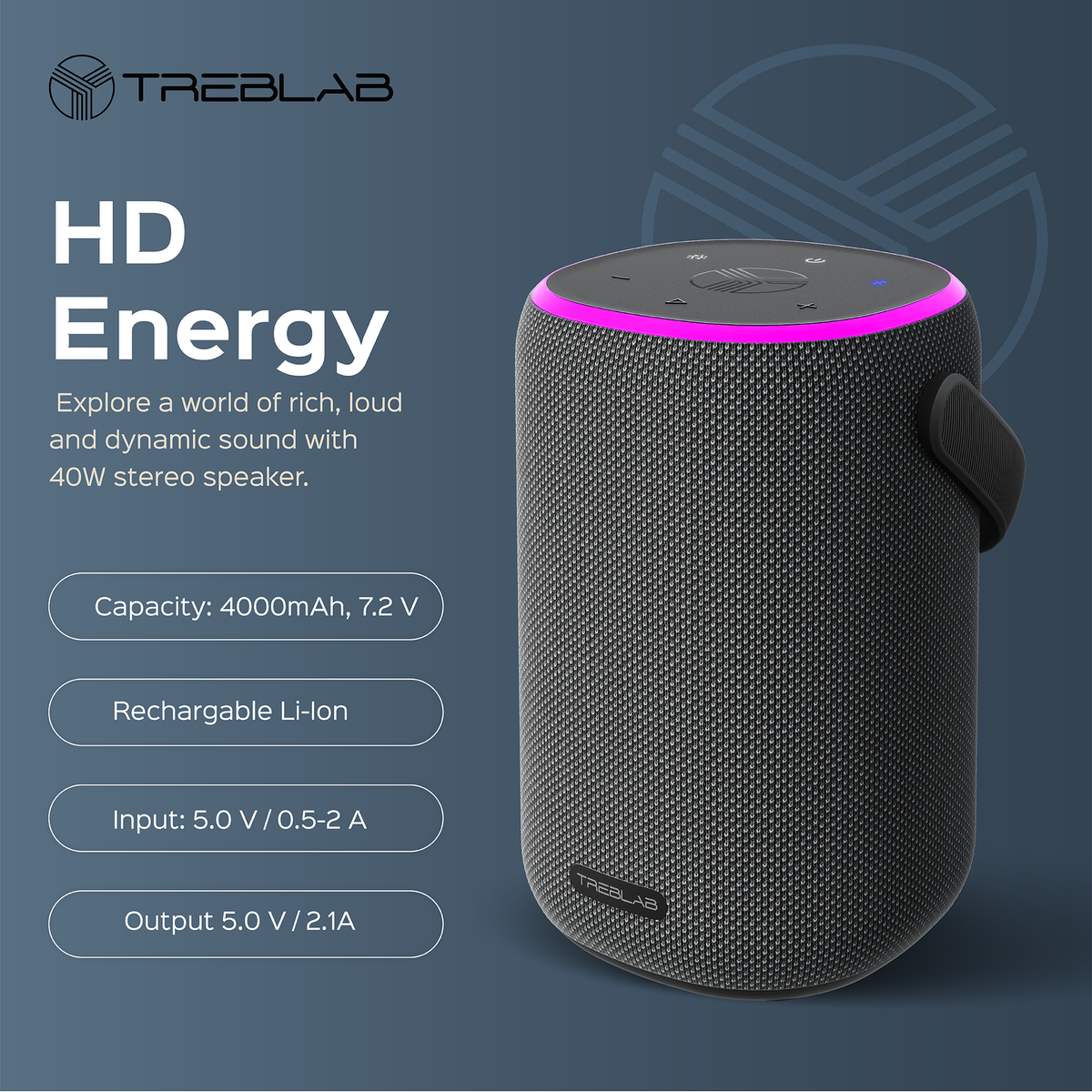 Fashion energy smart speaker