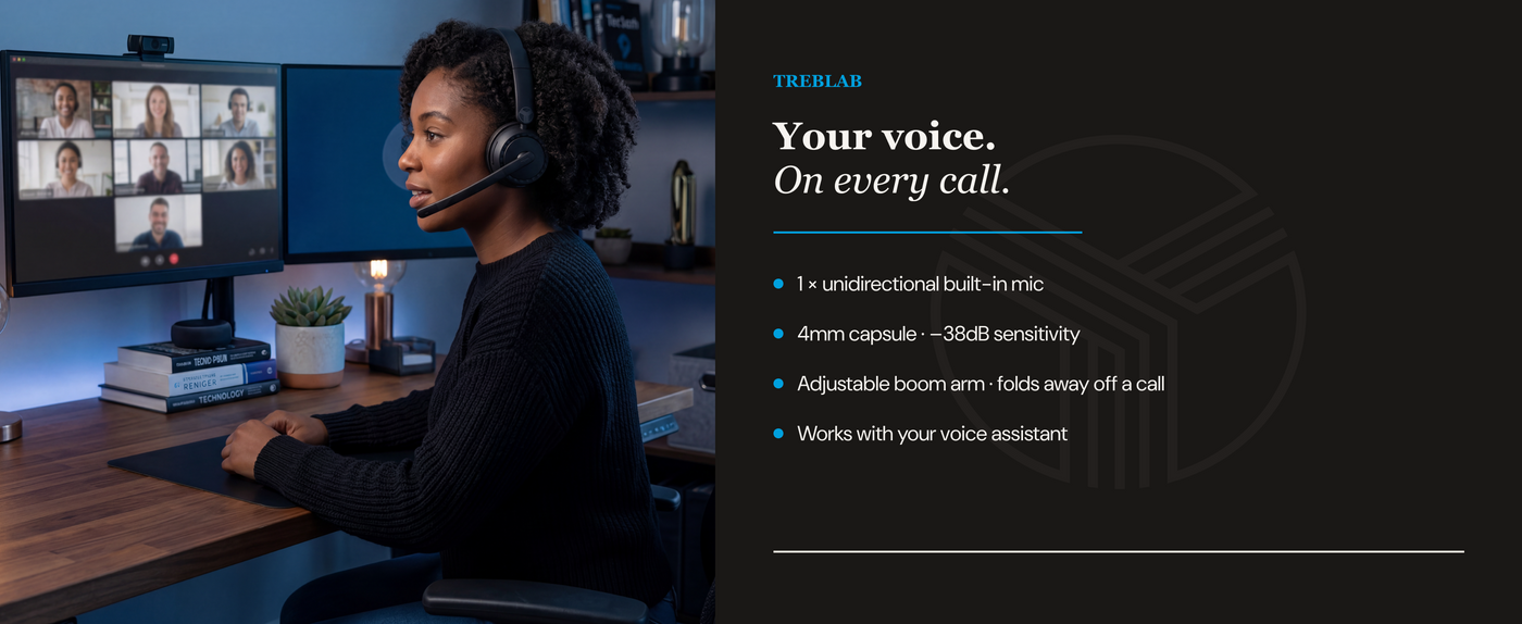 TREBLAB C7-Pro Conference Wireless Headset — A+ 5