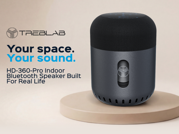 TREBLAB HD-360 Pro Premium Wireless Speaker with 5 Active Drivers and 8 Passive Radiators — A+ 1 mobile