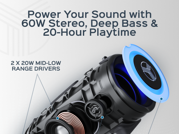 TREBLAB HD-Max Big and Loud Portable Speaker — A+ 1 mobile