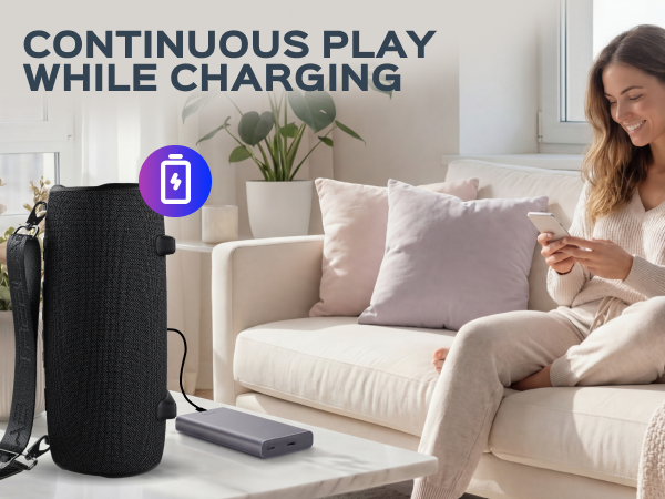 TREBLAB HD-Max Big and Loud Portable Speaker — A+ 4 mobile