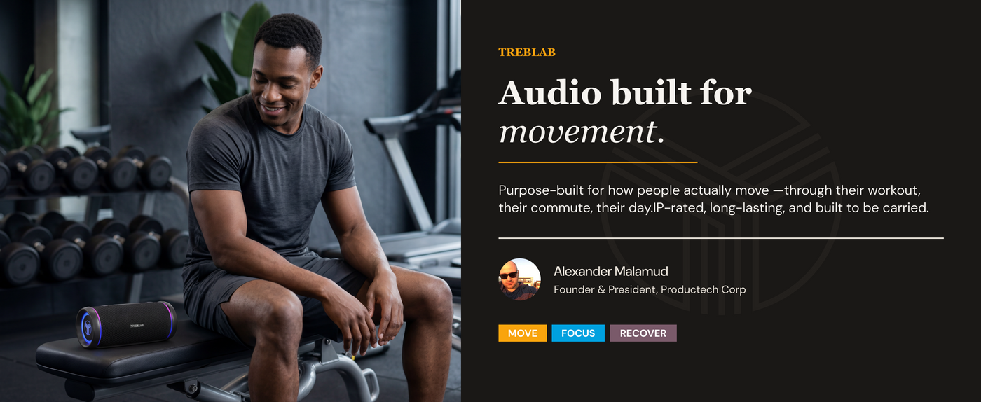 TREBLAB HD77 Wireless Speaker with 360° Sound — A+ 1