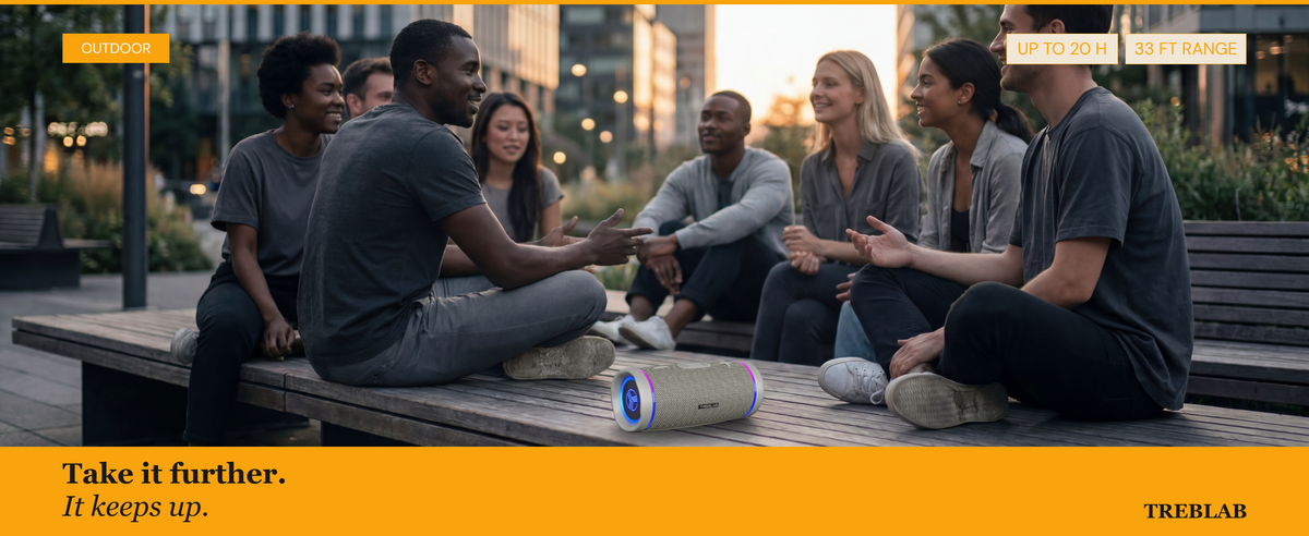 Treblab Move Go Bluetooth Speaker (HD77) A+ 5