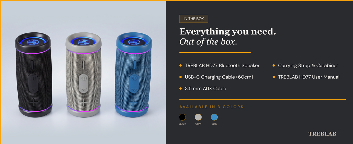 Treblab Move Go Bluetooth Speaker (HD77) A+ 6