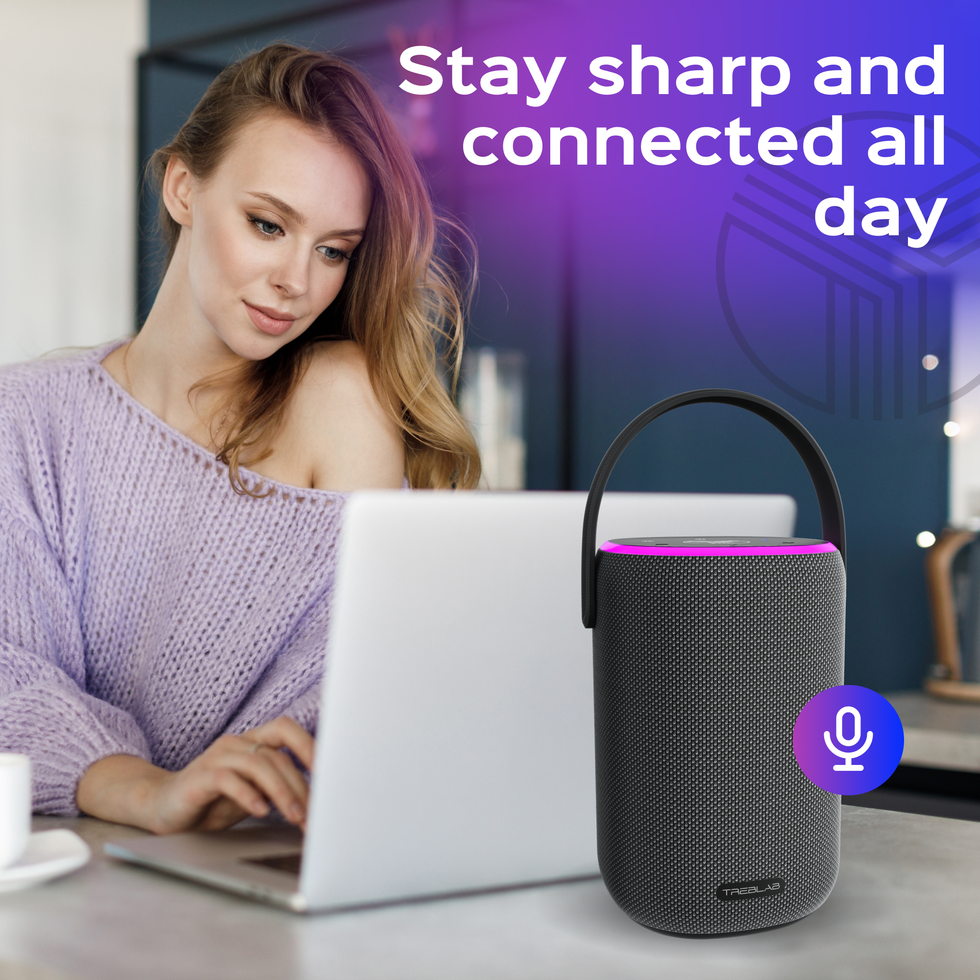 TREBLAB HD-Energy Pro Wireless Speaker with Handle