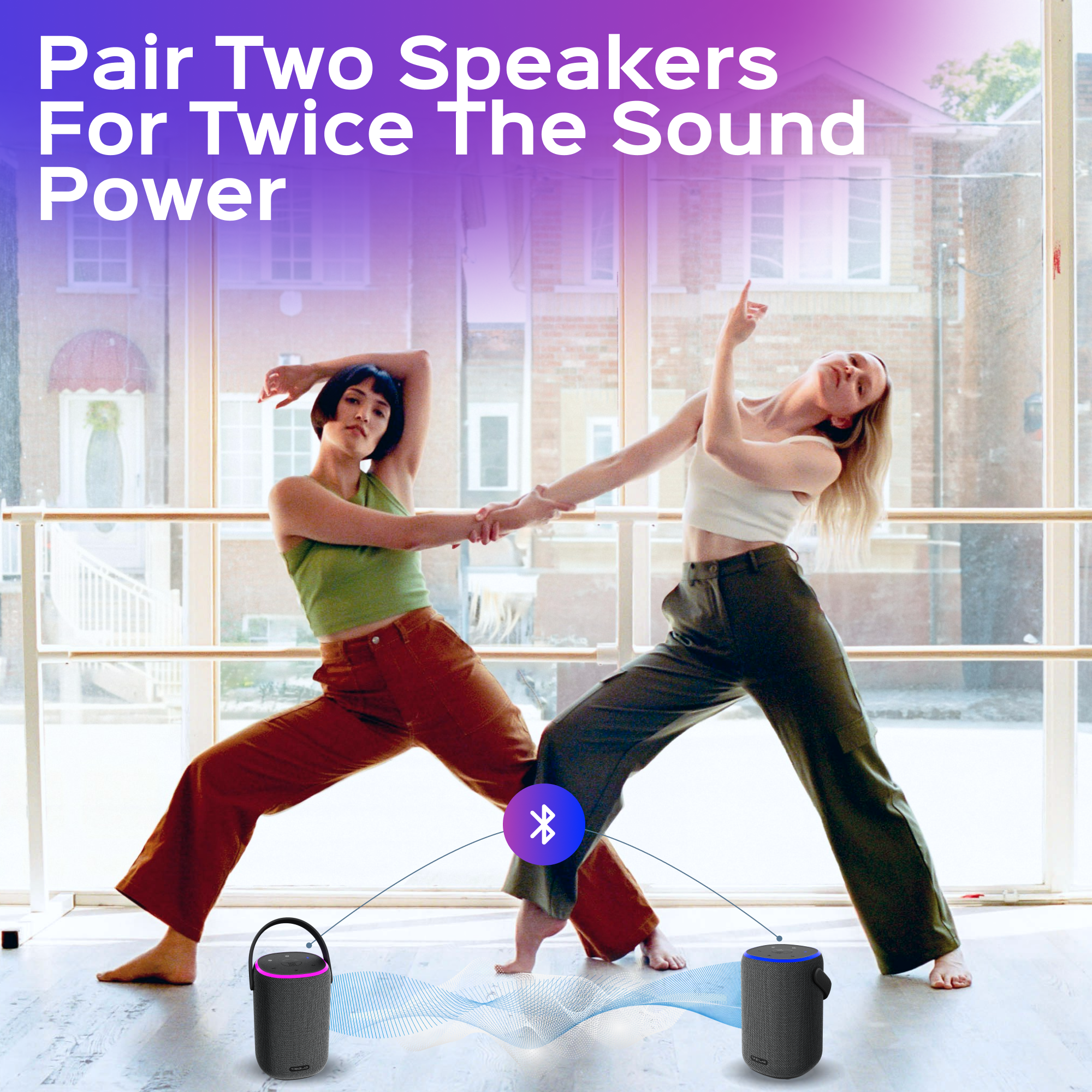 TREBLAB HD-Energy Pro Wireless Speaker with Handle