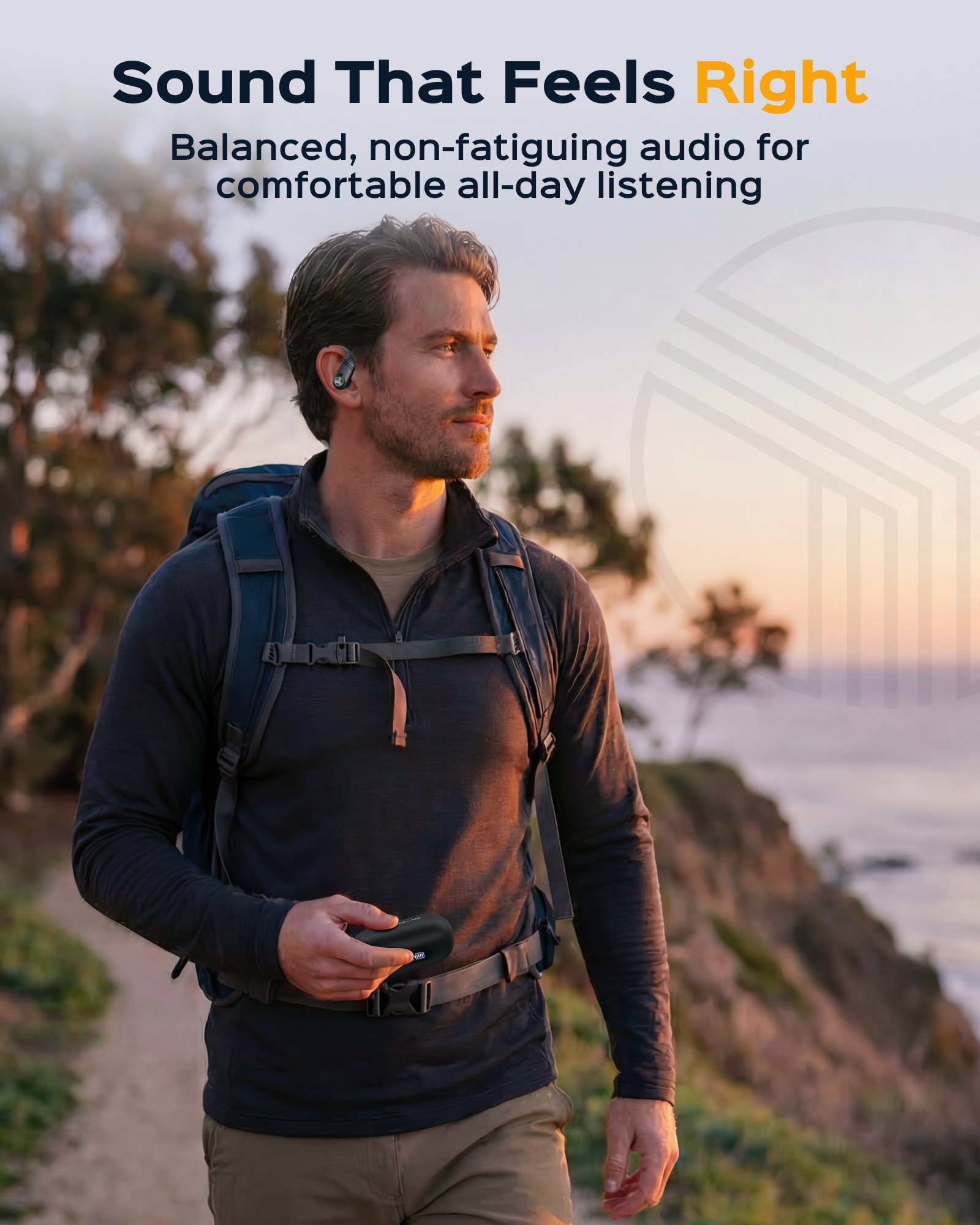 TREBLAB X4 Wireless Earbuds with Earhooks