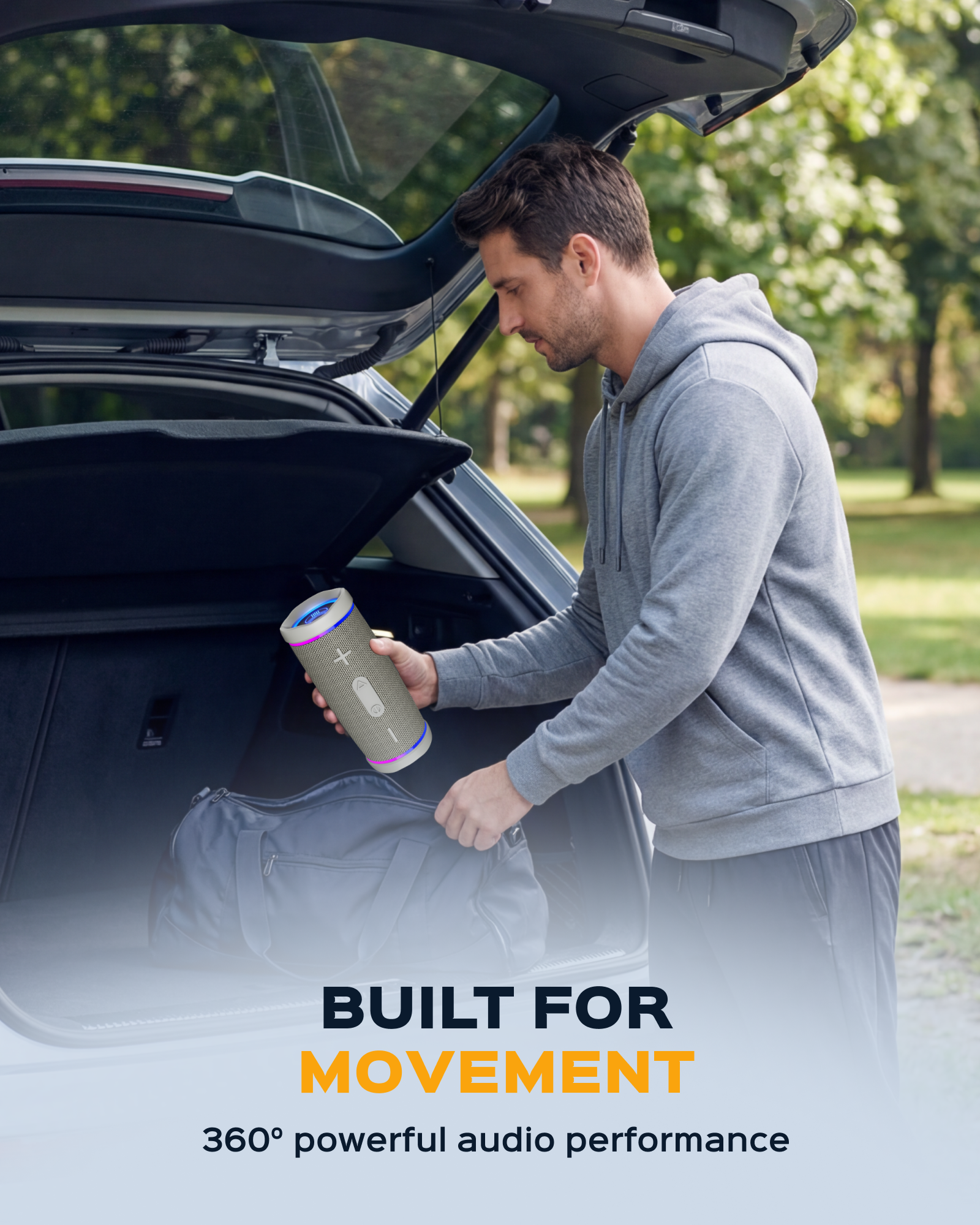 TREBLAB HD77 Wireless Speaker with 360° Sound