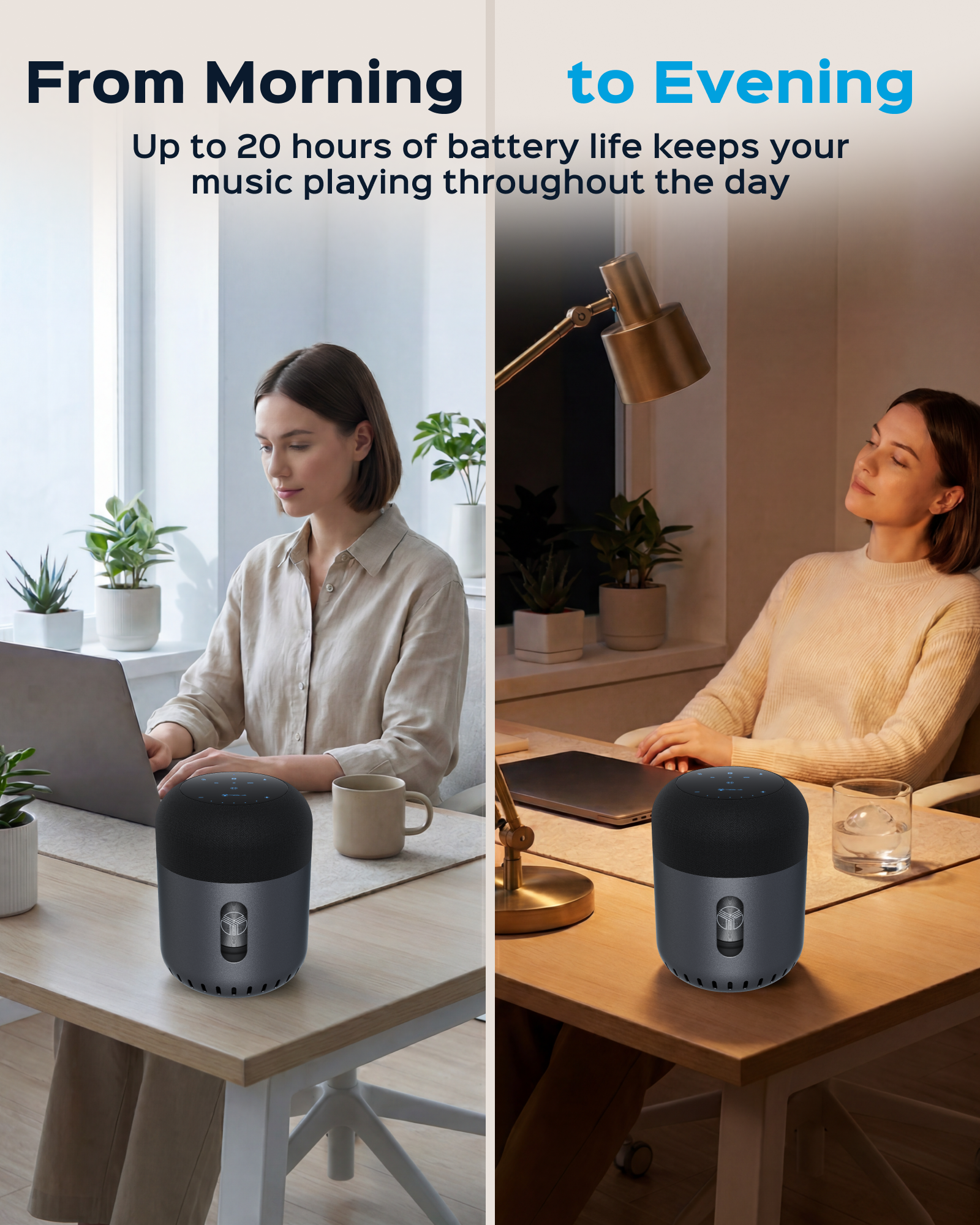 TREBLAB HD-360 Pro Premium Wireless Speaker with 5 Active Drivers and 8 Passive Radiators