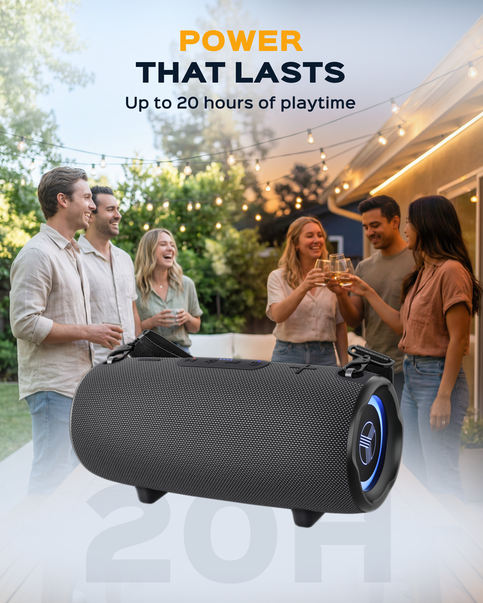 TREBLAB HD-Max Big and Loud Portable Speaker