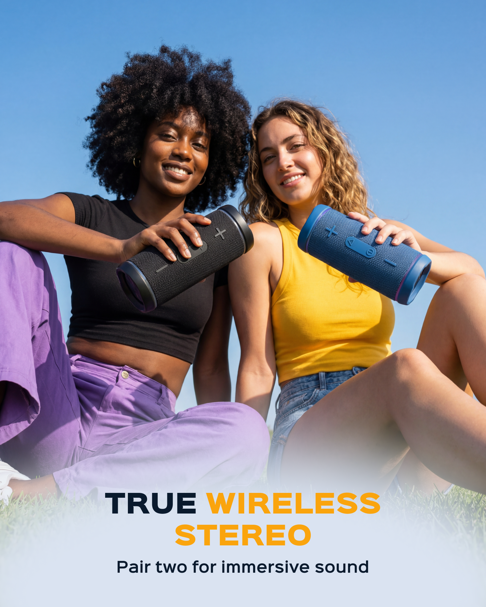 TREBLAB HD77 Wireless Speaker with 360° Sound