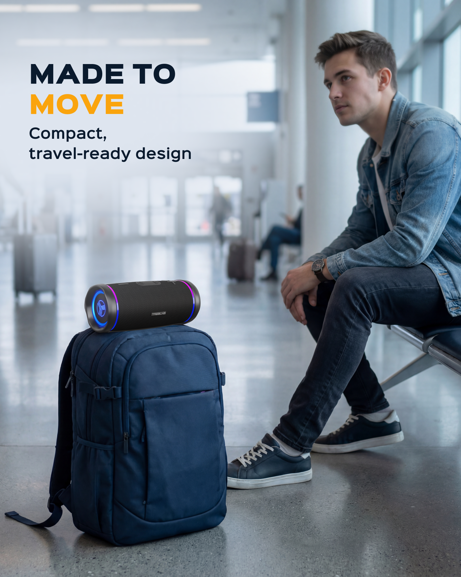 TREBLAB HD77 Wireless Speaker with 360° Sound