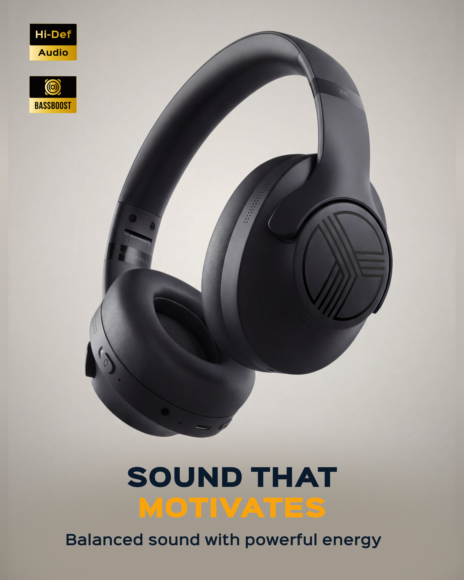 TREBLAB Z2 Active Noise Cancelling Headphones