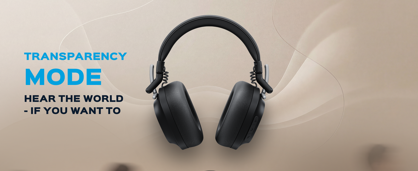 TREBLAB U5 Hybrid Active Noise Cancelling Headphones — A+ 1