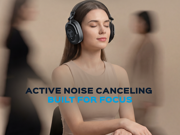 TREBLAB U5 Hybrid Active Noise Cancelling Headphones — A+ 2 mobile