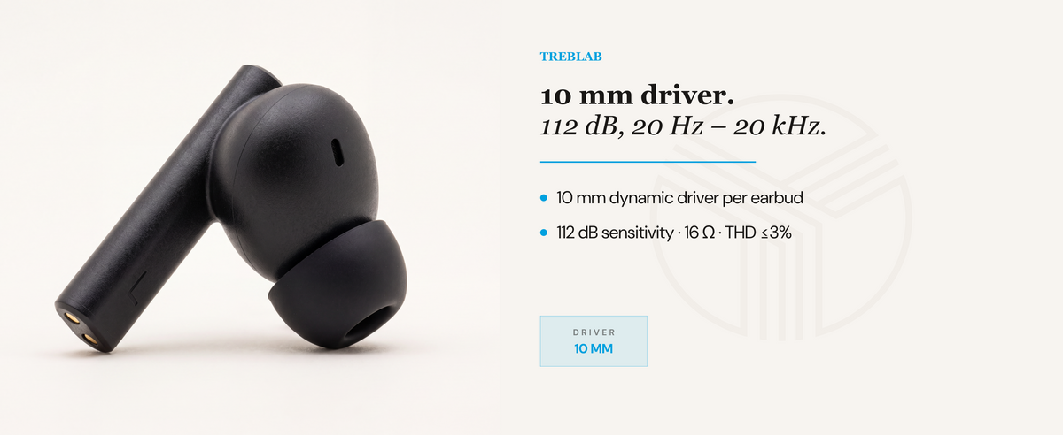 Treblab Focus Air Wireless Earbuds (X8) A+ 3