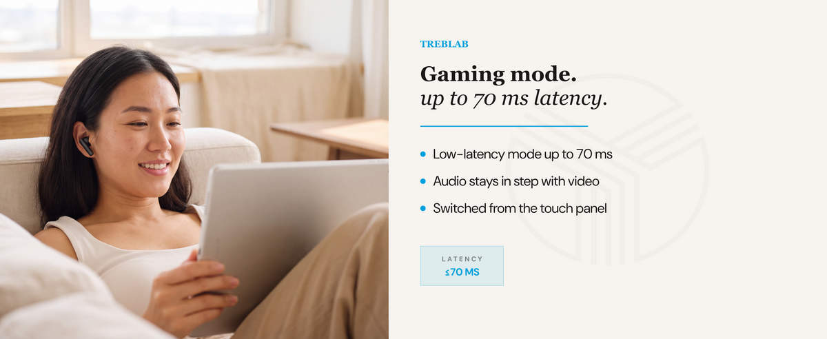 Treblab Focus Air Wireless Earbuds (X8) A+ 3