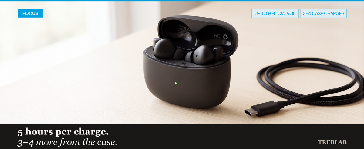 Treblab Focus Air Wireless Earbuds (X8) A+ 5