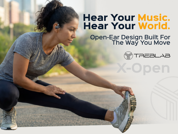 TREBLAB X-Open Open Ear Wireless Earbuds — A+ 1 mobile
