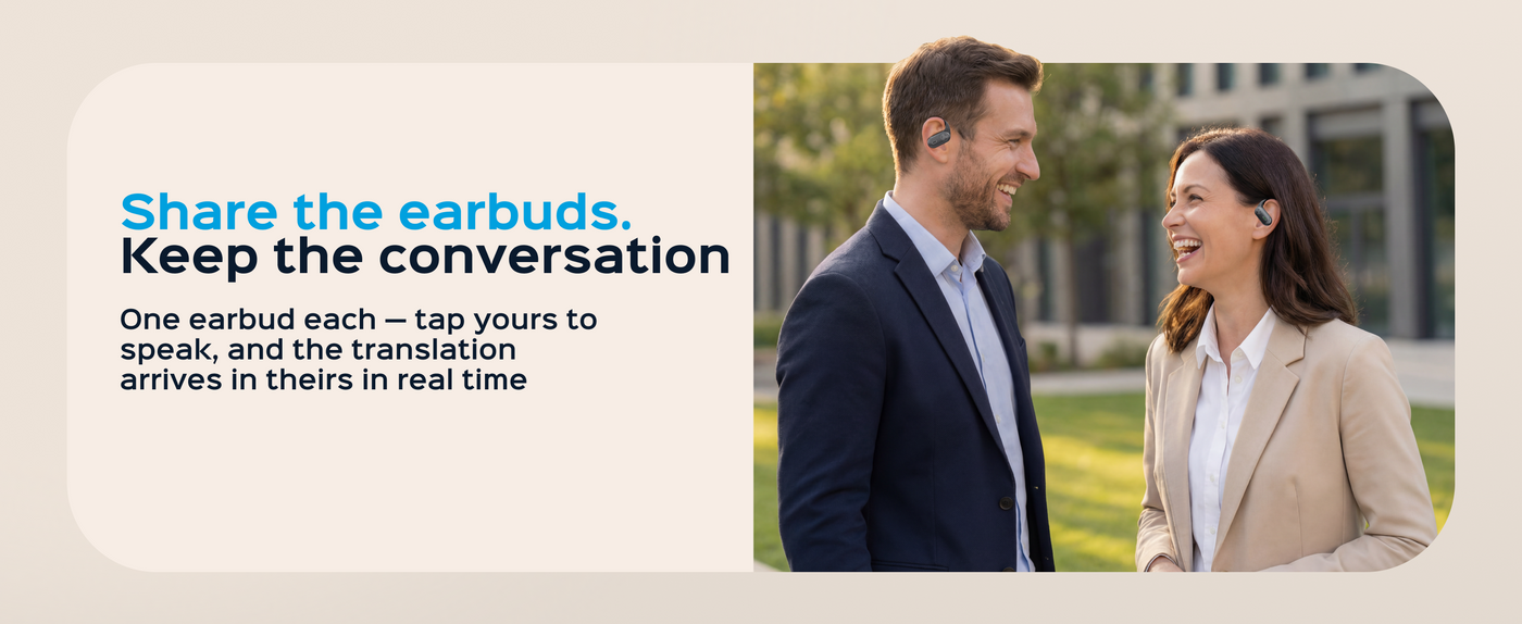 TREBLAB X-Smart AI Wireless Bluetooth Translation Earbuds — A+ 2