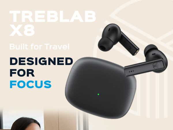 TREBLAB X8 Noise Cancelling Wireless Earbuds — A+ 1 mobile