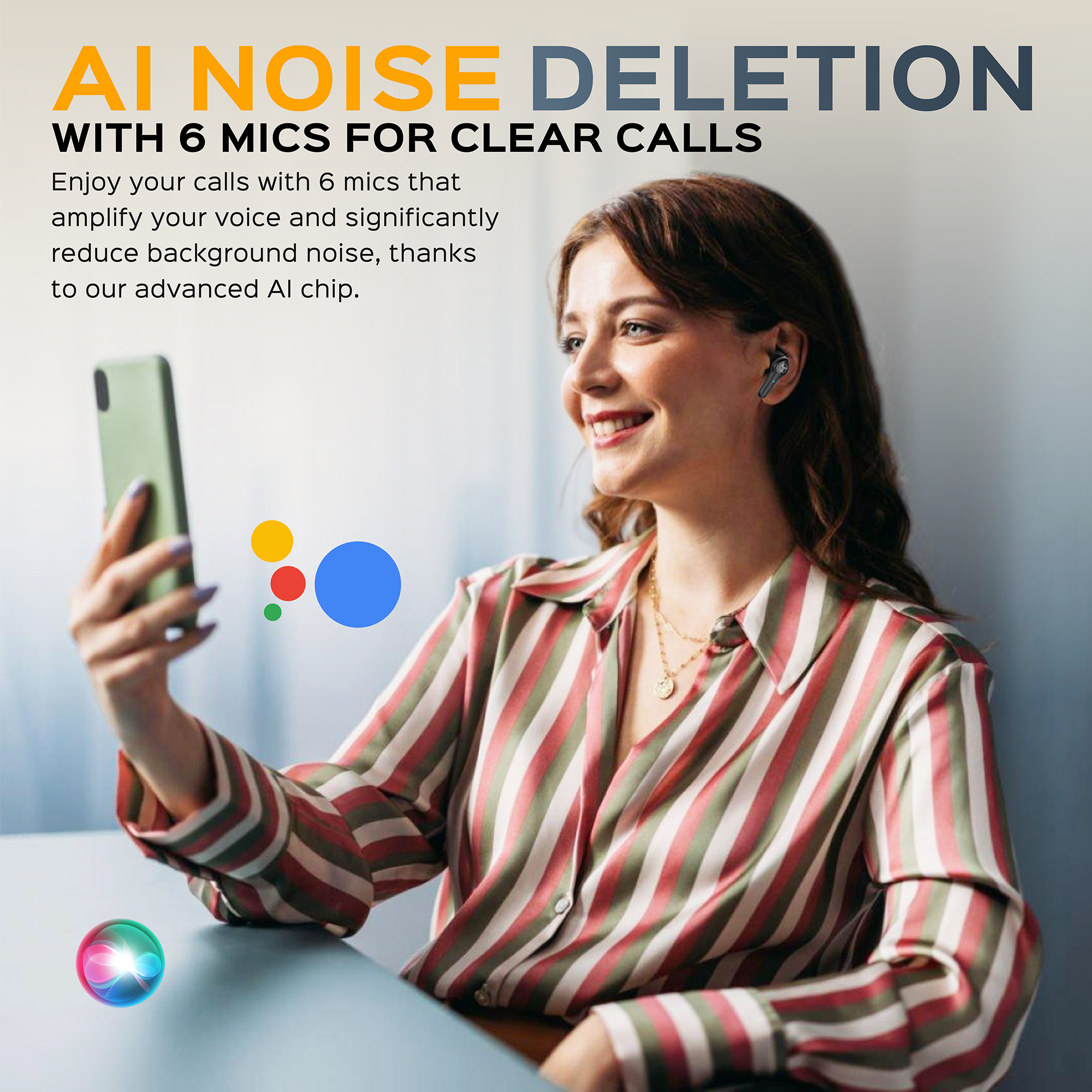 TREBLAB X9 Pro Hybrid Active Noise Cancelling Earbuds