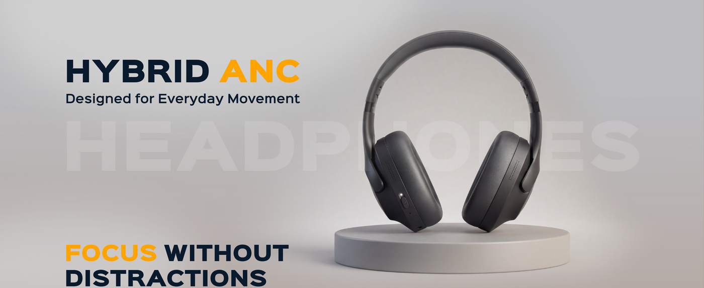 TREBLAB Z2 Active Noise Cancelling Headphones — A+ 1