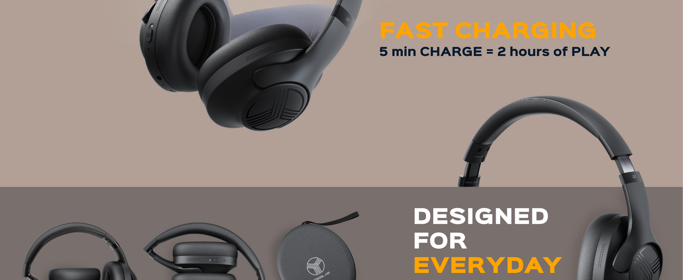 TREBLAB Z2 Active Noise Cancelling Headphones — A+ 3