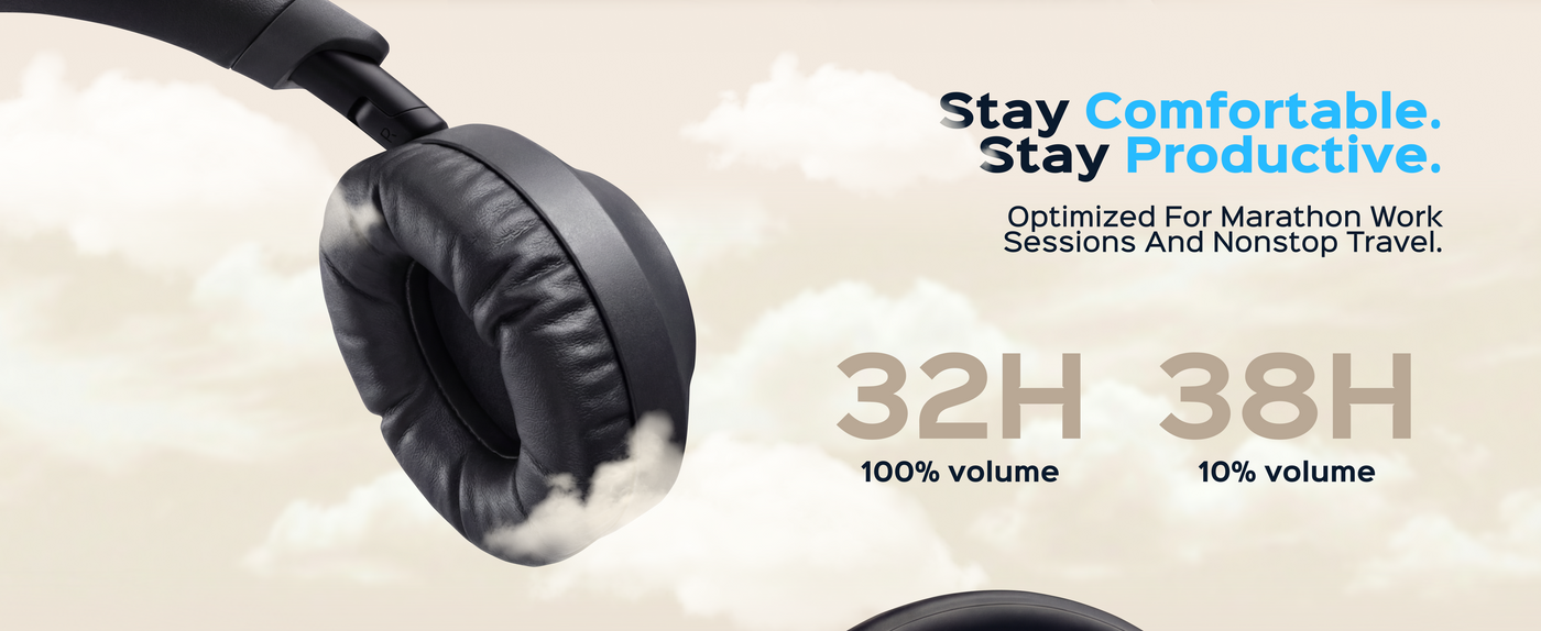 TREBLAB Z7 Pro Hybrid Active Noise Cancelling Headphones — A+ 3