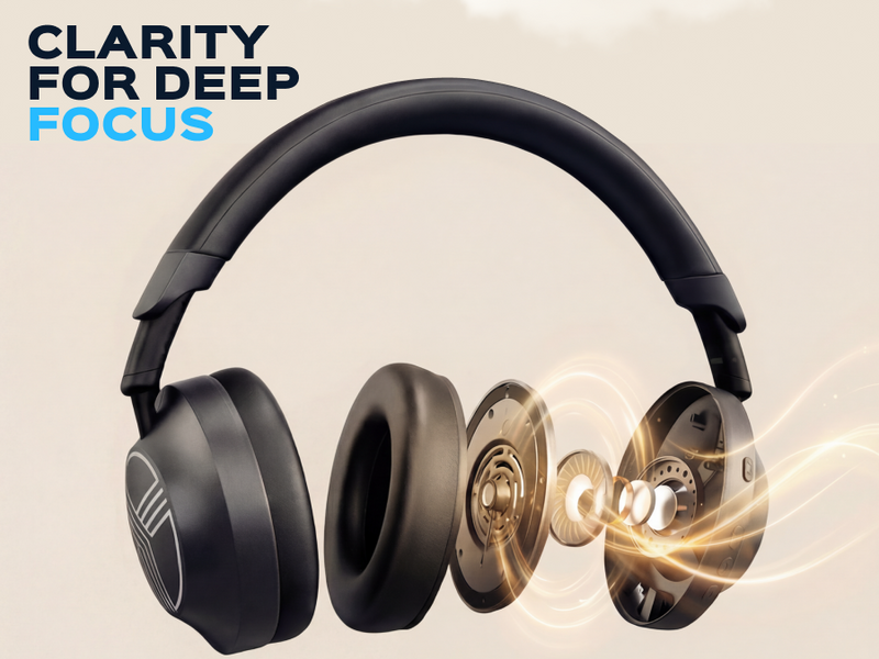 TREBLAB Z7 Pro Hybrid Active Noise Cancelling Headphones — A+ 4 mobile