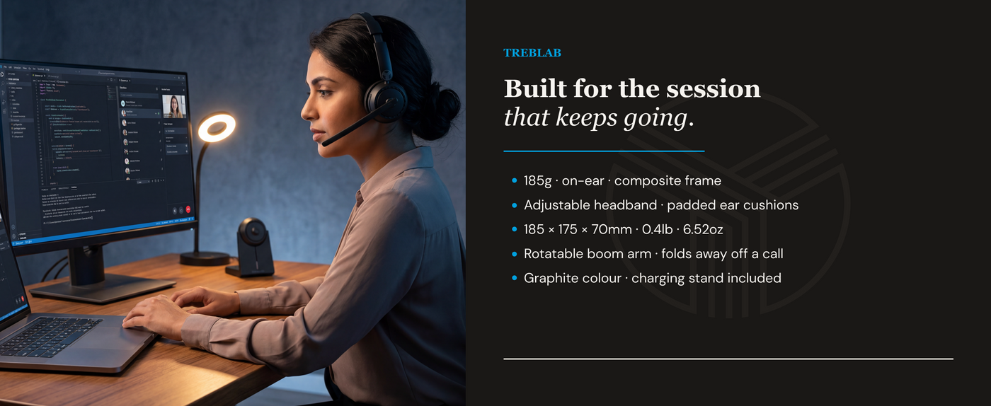 TREBLAB C7-Pro Conference Wireless Headset — A+ 5
