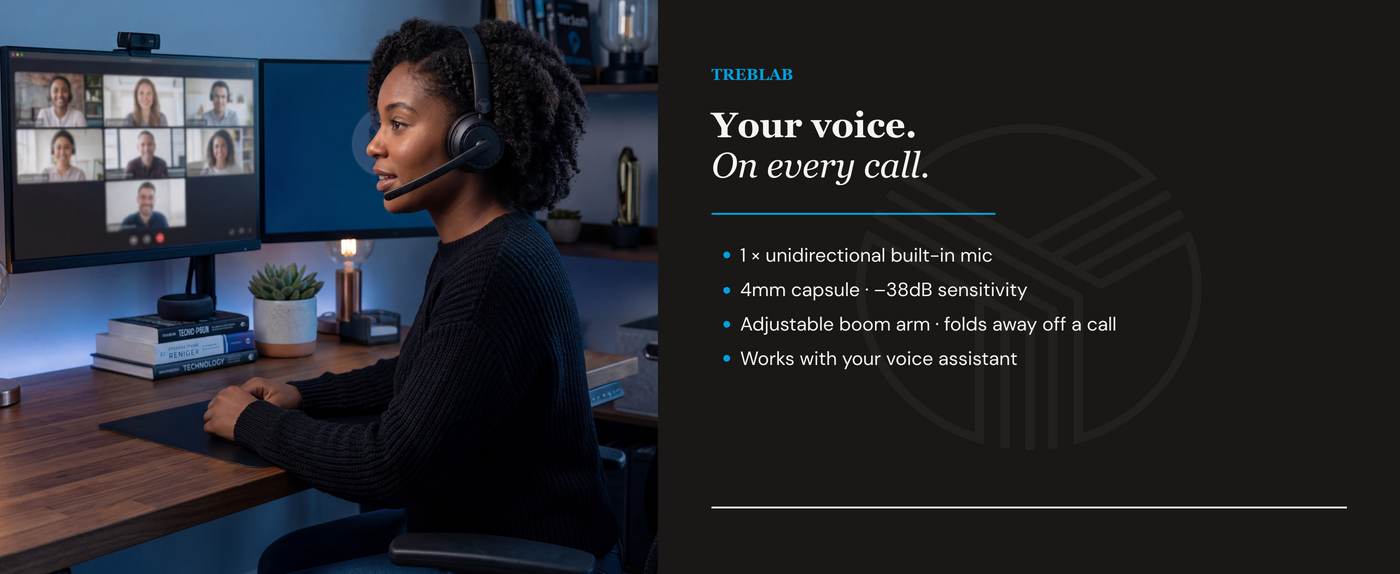 TREBLAB C7-Pro Conference Wireless Headset — A+ 5