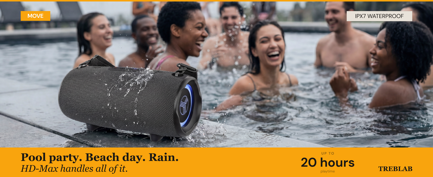 TREBLAB HD-Max Big and Loud Portable Speaker — A+ 2
