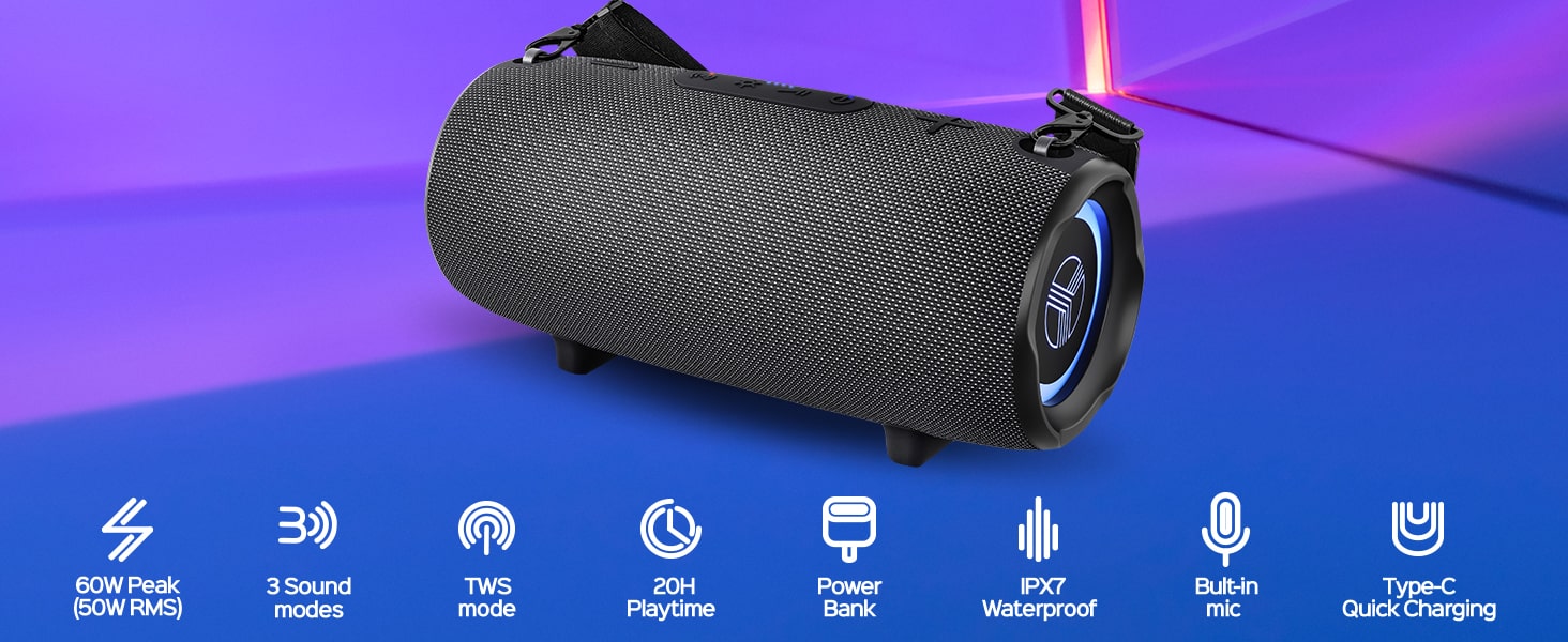 Loudest portable fashion bluetooth speaker