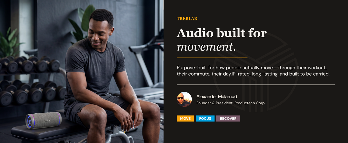 Treblab Move Go Bluetooth Speaker (HD77) A+ 1
