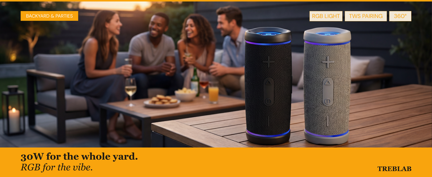 TREBLAB HD77 Wireless Speaker with 360° Sound — A+ 5