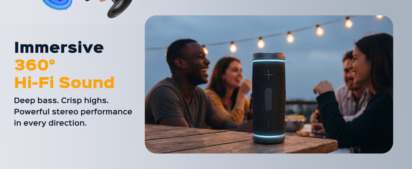 TREBLAB HD77 Wireless Speaker with 360° Sound — A+ 5