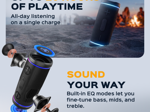 TREBLAB HD77 Wireless Speaker with 360° Sound — A+ 4 mobile