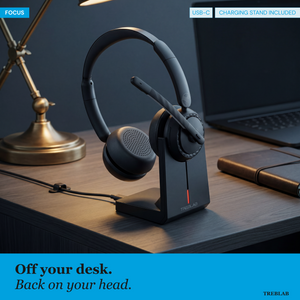 TREBLAB C7-Pro Conference Wireless Headset