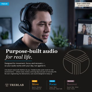 TREBLAB C7-Pro Conference Wireless Headset