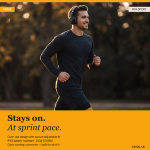 TREBLAB Z2 Active Noise Cancelling Headphones