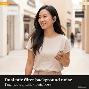 TREBLAB X-Open Open Ear Wireless Earbuds