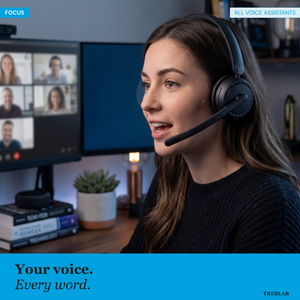 TREBLAB C7-Pro Conference Wireless Headset