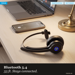TREBLAB C7 Single Ear Conference Wireless Headset