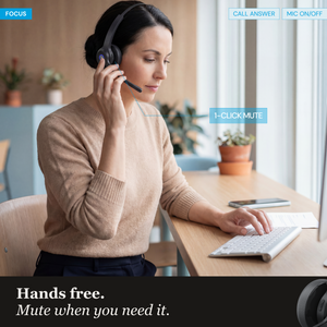 TREBLAB C7 Single Ear Conference Wireless Headset