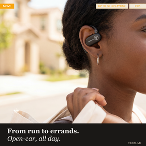 TREBLAB X-Open Open Ear Wireless Earbuds