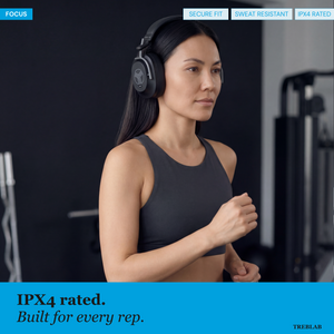 TREBLAB U5 Hybrid Active Noise Cancelling Headphones