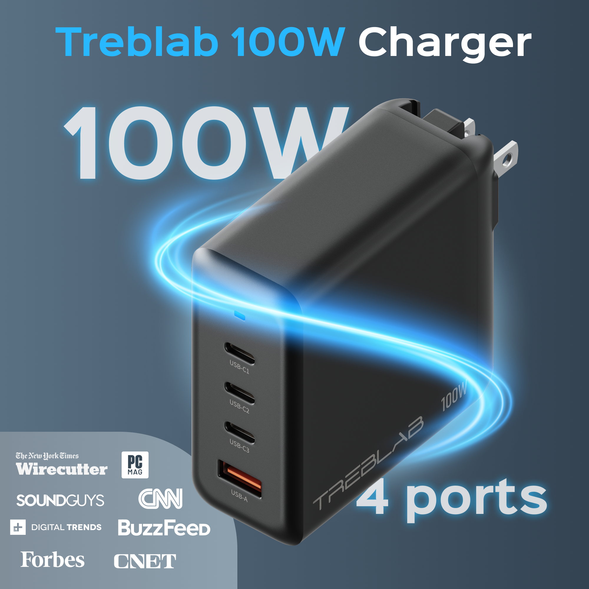 TREBLAB Power Adapter 100W