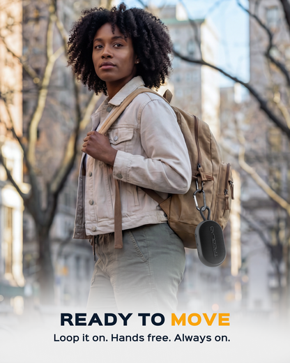 TREBLAB HD-Go Small Wireless Speaker with Clip