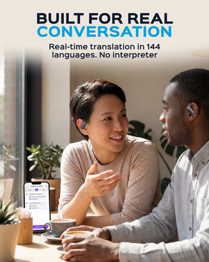 TREBLAB X-Smart AI Wireless Bluetooth Translation Earbuds